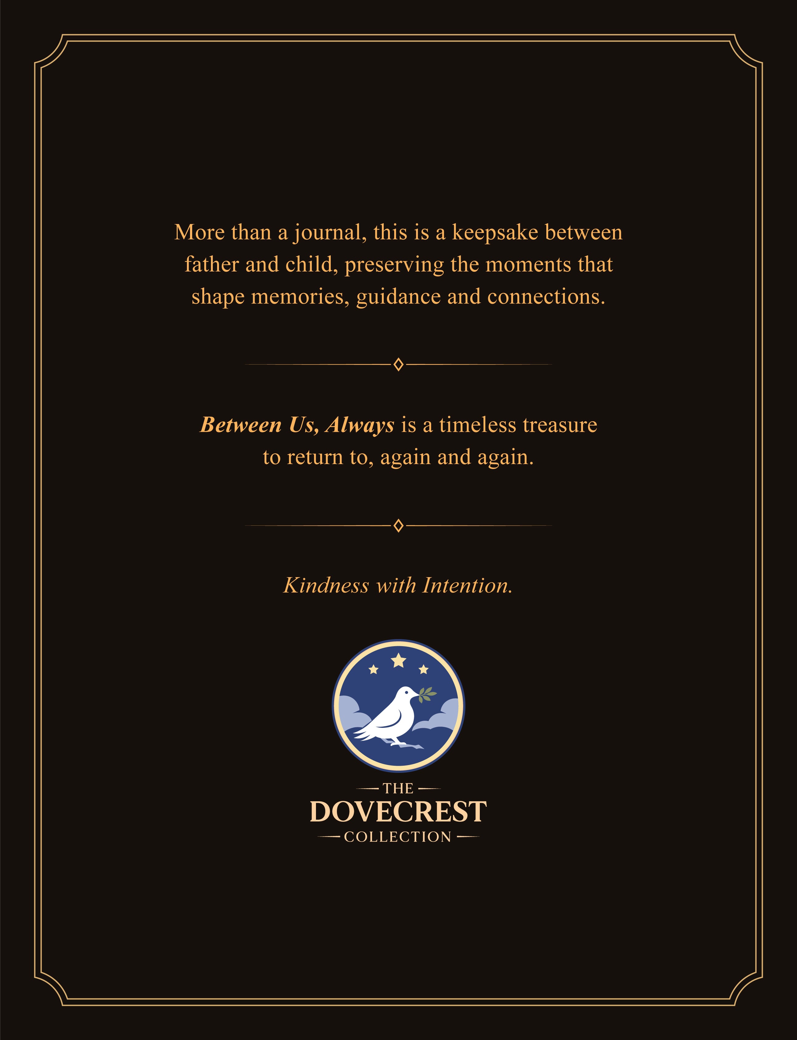 Between Us, Always, Moments with Dad: A Father & Child Keepsake Journal For Memories, Guidance & Connection