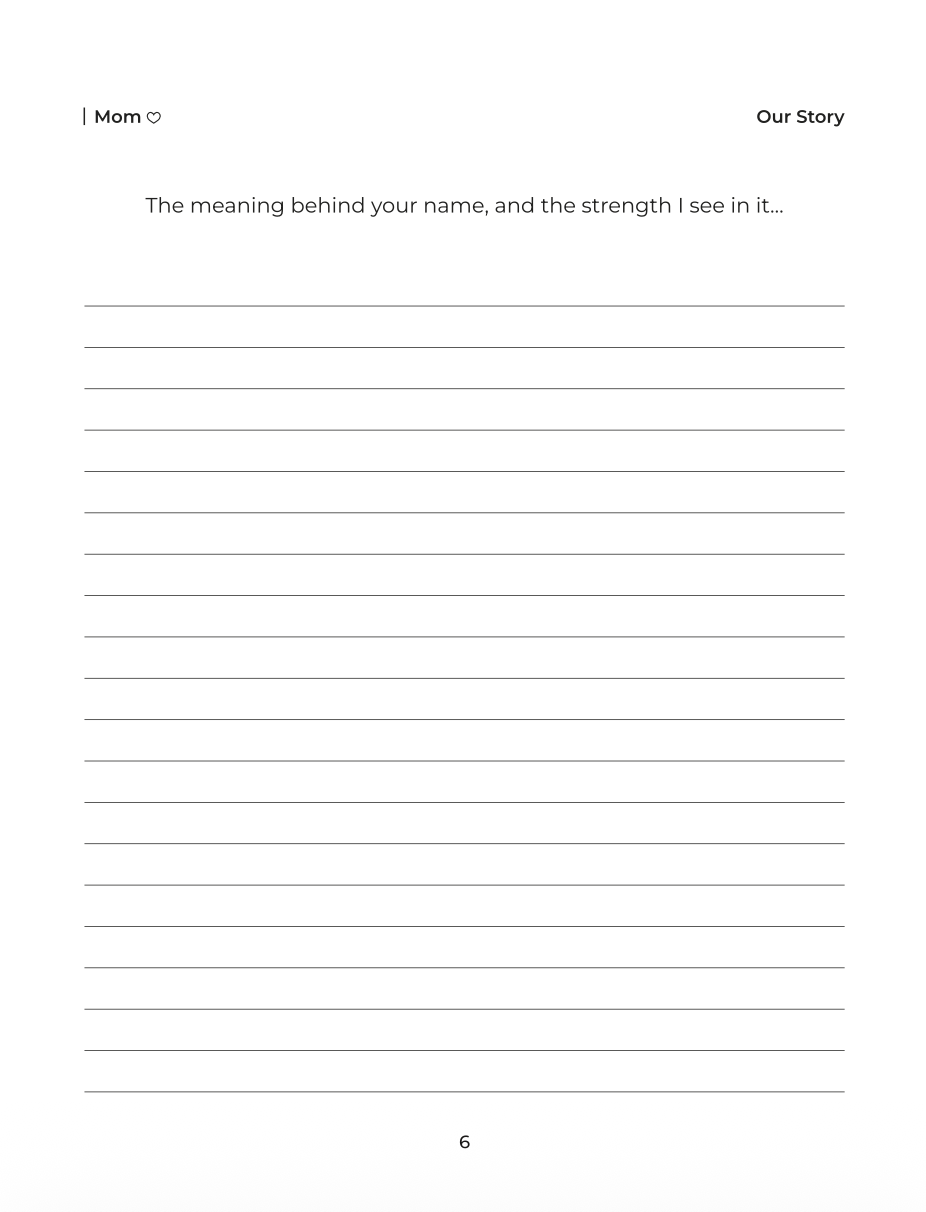Between Us, Always, His Story: A Mother & Son Keepsake Journal for Strength, Identity & Connection